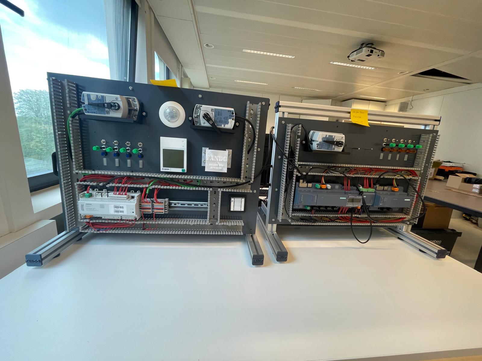 Banc d'essai pour l'automatisation du bâtiment